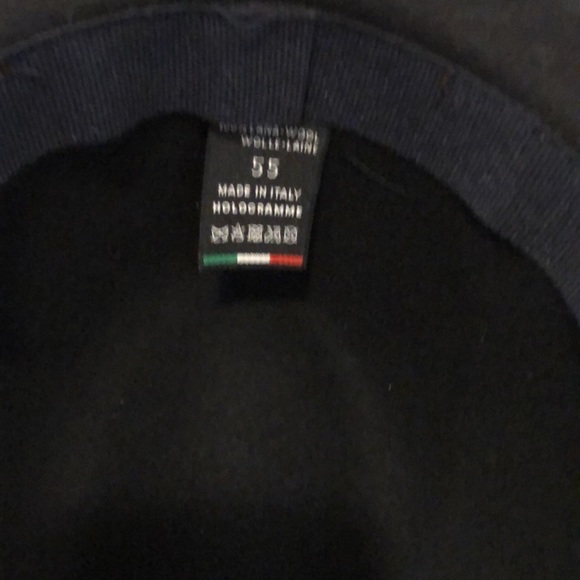 Navy wool hat - Picture 3 of 3